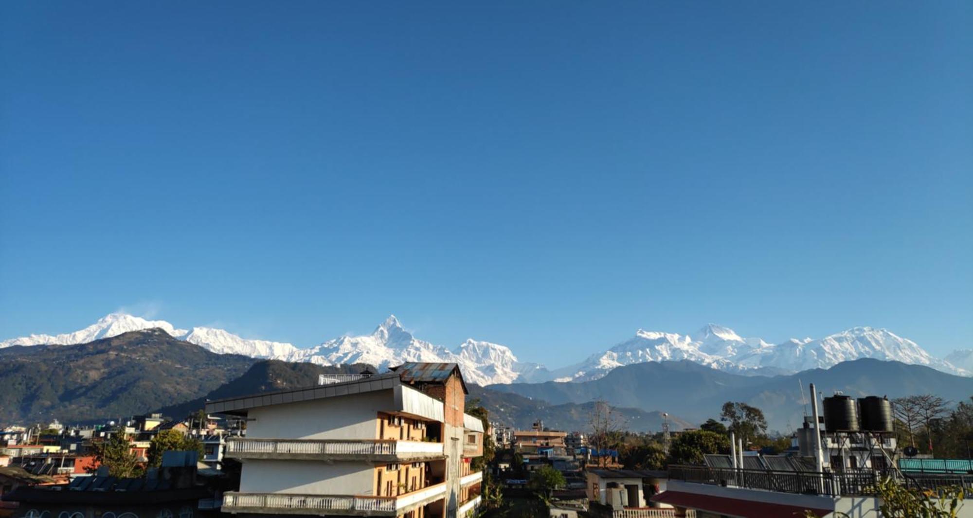Hotel Mountain View - Lakeside Pokhara Kültér fotó